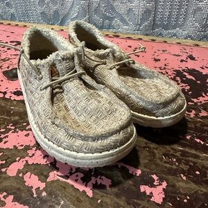 HEY DUDE boys slip on shoes sz 1